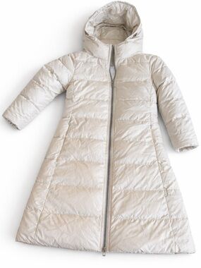 COACH - Cream Hooded Puffer Coat - Brand Unspecified